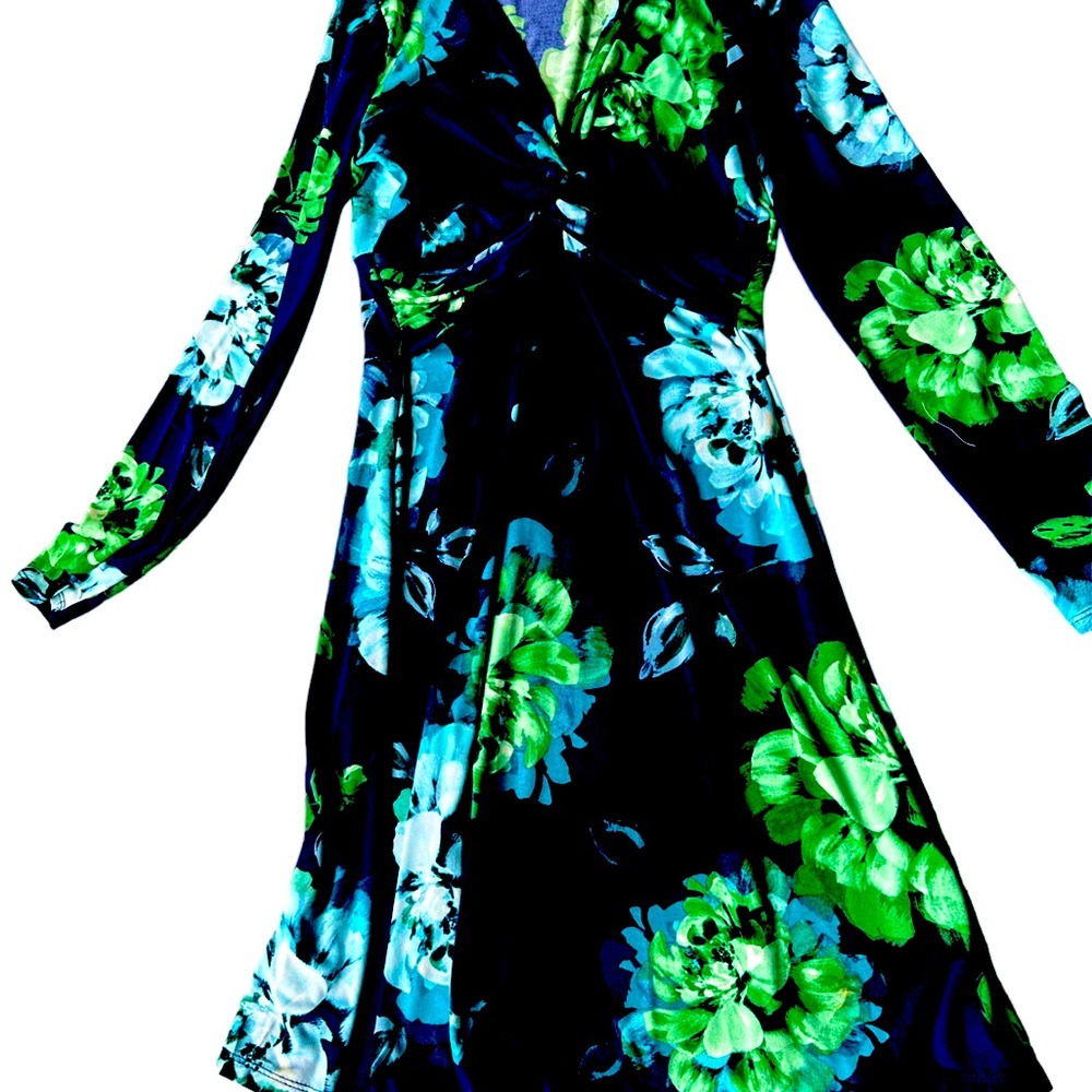 London  Times dress floral size 4 pretty vibrant floral